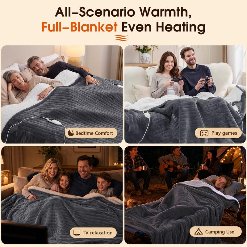 TwinZone Fleece Heated Underblanket – King Dual Control